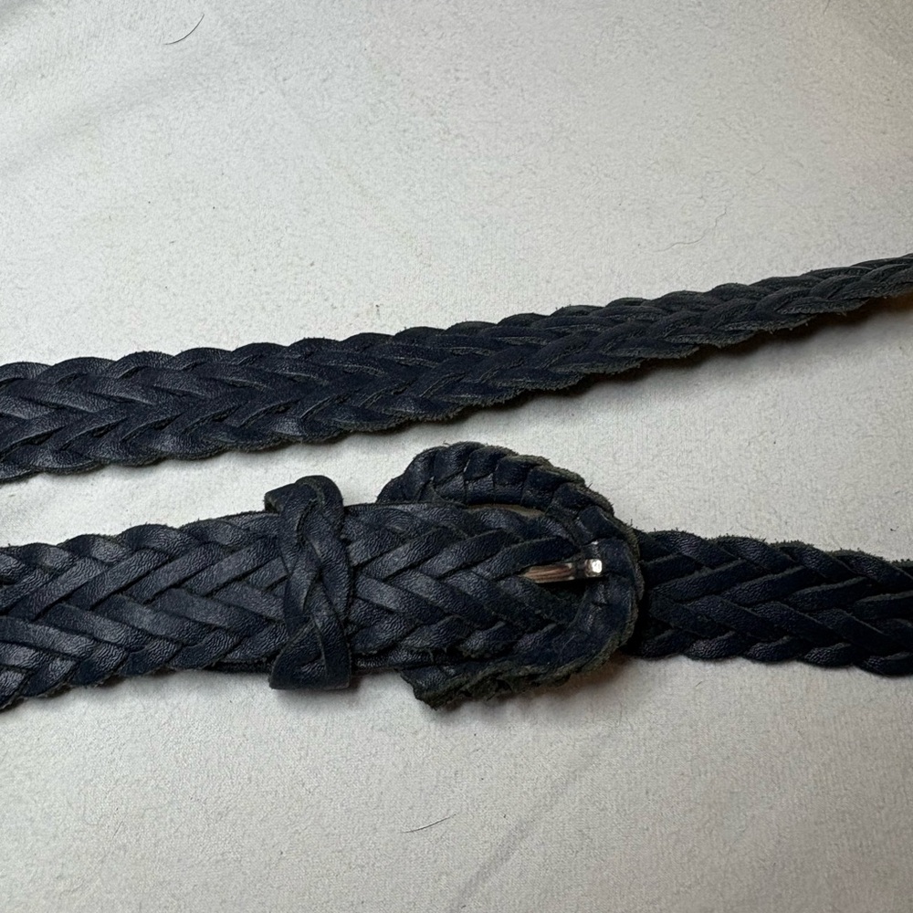 Capezio Argentina Braided Leather Belt Med - Large Waist
